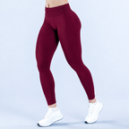 No Logo Gym Leggings Women Seamless Yoga Pants High Waist Low Ribbed Band Fitness Leggings Fitness Sweat Wicking Workout Tights