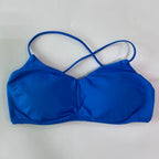 Seamless Sports Bra Women Cross Back Straps Yoga Bra V-shape Scoop Padded Gym Top Yoga Underwear Fitness Workout Clothes